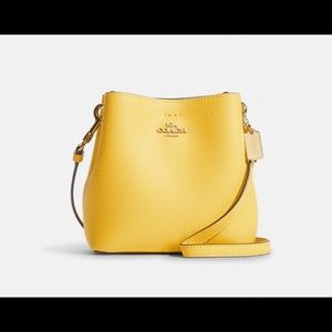 NWOT Coach mini town bucket bag